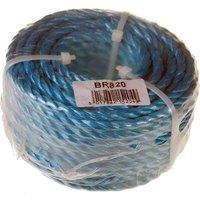 Universal Textiles 8mm Blue Poly Rope Handy Coil 20m