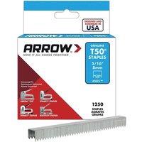 Arrow T50 Staples 8mm 5 16" 1250pk