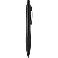 Floso Nash Contrast Detail Plastic Ballpoint Pen in Black