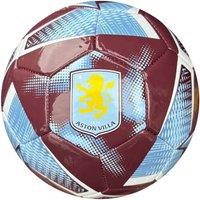 Aston Villa FC Spiral Football in Dark Red