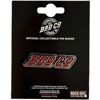 Bad Company Logo Slant Badge in Red
