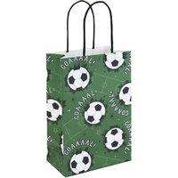 Eurowrap Football Party Bag (Pack of 6) in Green