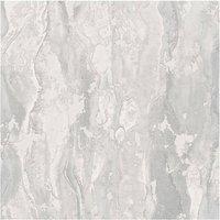 Debona Palermo Marble Textured Wallpaper in Grey