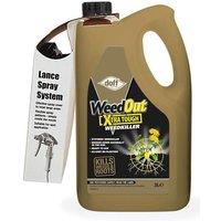 Doff ' WeedOut' Xtra Tough Weedkiller RTU 3 litre in Gold