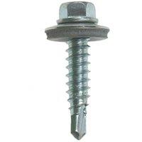JCP CONSTRUCTION PRODUCTS Metalfix Stitching Screws 19mm Washer BZP in Silver