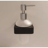 Luxury Living Nero Bathroom Soap Bottle Dispenser in Black