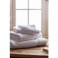 CHRISTY 'Serene' Pastel 100% Combed Cotton Towels in White
