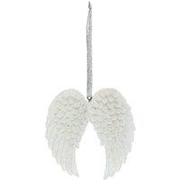 Something Different Angel Wings Hanging Ornament in White