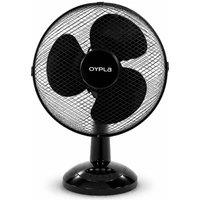 Oypla 12" Electric Desk Fan in Black