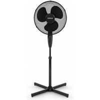Oypla 16" Electric Pedestal Fan in Black