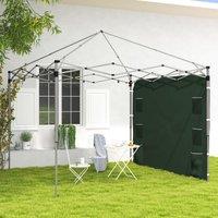 OUTSUNNY Side Panel for 3x3 m Pop Up Gazebos, 1 Pack Sidewall Only in Green