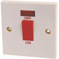 Dencon Double Pole Switch With Pilot Lamp 45a