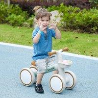 AIYAPLAY Kids Balance Bike for 1-3 Years Old with Adjustable Seat in Green