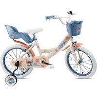 Denver Disney Stitch 16 Bicycle - Biege in Natural White | Size: 5-8 Years