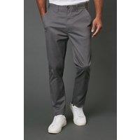 Maine Men's Grey Premium Slim Fit Chino Trouser | Size: 34S