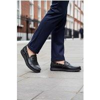 Thomas Blunt Men's Comfort Penny Loafer Shoe with Cushioned Sole in Black | Size: 12