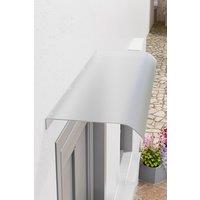 Living and Home Door Shelter Frosted Awning Canopy Outdoor Rain Cover in Clear | Size: X