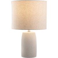 Belleek Living Kai Table Lamp in Ivory | Size: 10 inches