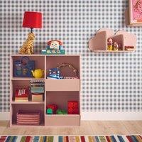 sweeek Children's storage unit, 3 shelves & 2 storage spaces in Pink