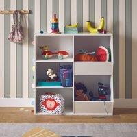sweeek Children's storage unit, 3 shelves & 2 storage spaces in White