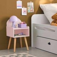 sweeek Children's bedside table in Pink