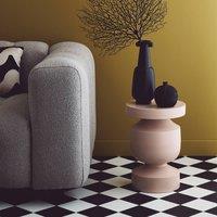 sweeek Metal side table in Pink