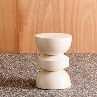 sweeek Side table, end table, nightstand metal in Cream