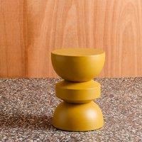 sweeek Side table, end table, nightstand metal in Mustard