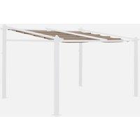 sweeek Replacement Canopy Roof For 3x4m Murum Pergola in Medium Beige