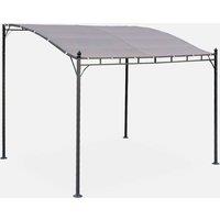 sweeek 3x2.5m Wall-mounted Pergola in Medium Beige