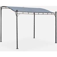 sweeek 3x2.5m Wall-mounted Pergola in Grey