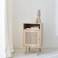 sweeek Scandi-style bedside table with drawer in Beige