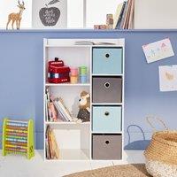 sweeek Storage Unit With 4 Baskets in Blue