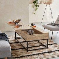 sweeek Liftable Coffee Table in Light Brown