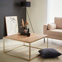 sweeek Herringbone square coffee table in Beige