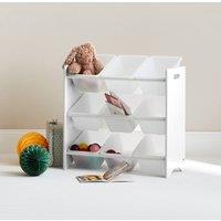 sweeek Toy Storage Unit With 9 Baskets in White