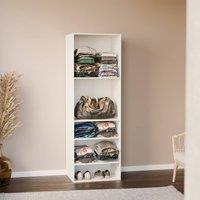 sweeek Modular Open Wardrobe Shelf Unit in White