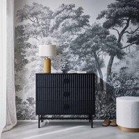 sweeek 3-drawer Chest With A Wooden-effect & Black Grooves