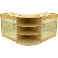 Monstershop Apollo LED Shop Counter Set LM60 & 2 x K900 - Maple in Beige