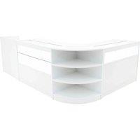 Monstershop Europa LED Shop Counter Set B1200, C1200, TB60 & LM60 - White