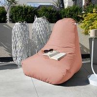 rucomfy Beanbags rucomfy Indoor Or Outdoor Adults Water Resistant Beanbag Chair in Dusty Pink | Size: Large
