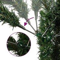 Berkfield Home Beautiful Artificial Hinged Christmas Tree with Cones 120 cm in Green