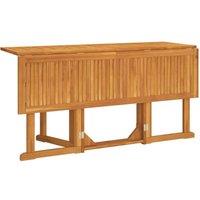 Berkfield Home Beautiful Folding Butterfly Garden Table 150x90x75 cm Solid Wood Teak in Brown | Size: 150 x 90 x 75 cm