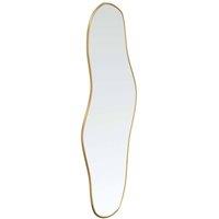 Berkfield Home Wall Mirror Gold 60x25 cm