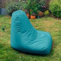 rucomfy Beanbags rucomfy Indoor Or Outdoor Adults Water Resistant Beanbag Chair in Turquoise | Size: Large