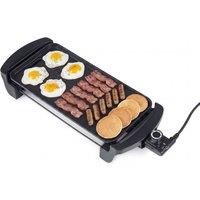 Costway Electric Griddle 1600W Flat Top Grill w/ Nonstick Cooking Surface in Black