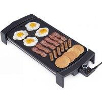 Costway Electric Griddle 2150W Flat Top Grill w/ Nonstick Cooking Surface in Black