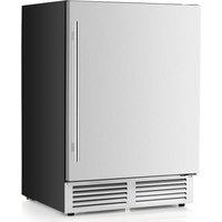 Costway 140L Beverage Fridge 190 Cans Beverage Cooler w/ Removable Shelves