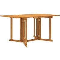 Berkfield Home Folding Butterfly Garden Table 150x90x75 cm Solid Wood Teak in Brown | Size: 150 x 90 x 75 cm