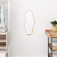 Berkfield Home Wall Mirror Gold 60x25 cm